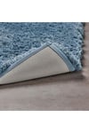 Mikrofiber Banyo Paspası Deniz Mavi Renk MeridyenDukkan 60x90 cm Kalın Tüylü