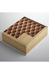 Mini Salon Sehpası Yan Sehpa 35x35x35 Lack Ahşap Beyaz Renk