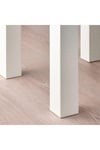 Mini Salon Sehpası Yan Sehpa 35x35x35 Lack Ahşap Beyaz Renk