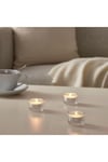 Minimalist Tealight Mumluk, Saydam Cam, 3.5 Cm