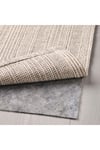Natürel İnce Halı 120x180 cm %100 Pamuk MeridyenDukkan Kırık Beyaz 2 mm