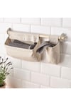 Nereby 23x33 Cm Duvar Rayına Takılabilir Asılabilir Natüel Düzenleyici Cep Organızer