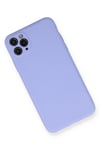 Newface Iphone 11 Pro Max Kılıf Nano Içi Kadife Silikon - Lila