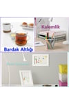 Ofis Seti - Trendsepet-04 (kalemlik + Resim Çerçevesi + Bardak Altlığı)