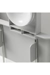 Ranen Gri 26x21 Cm Duş Sepeti Banyo Düzenleyici Kutu