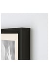 Rıbba Siyah 3 Lü Çerçeve 50x23 Cm Beyaz Derin Kenarlı Ahşap Fotoğraf Resim Çerçevesi