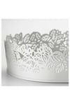 Samverka Metal Beyaz Mum Tabağı 35x15 Cm 50388720