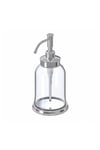 Sıvı Sabunluk - Şeffaf Cam - 300 ml - Krom Kaplama Başlık