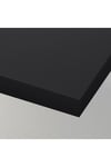 Siyah Lack 30x26 Cm Venge Gizli Bağlantılı Ahşap Duvar Rafı Suntalam 30 Cm 26 Cm