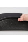 Siyah Renk Yuvarlak Sandalye-tabure Minderi Meridyendukkan 36 Cm-kaymaz Taban-pamuklu