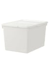 Sockerbit Kapaklı Kutu - Beyaz - 38x51x30 Cm