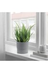 SUMUHOME NYPON DEKORATİF PLASTİK SAKSI GRİ 12 CM