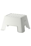 Tabure Basamak 44X35X25 cm İkea Kaymaz Taban Tabure Beyaz Renk Plastik