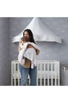 Tek Ebat Len Bebek çocuk battaniyesi 70x90 gri beyaz KENTSOYLU 60496432 Gri 70 x 90 Kırışmaya Dayan