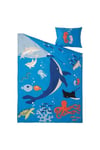Tek Kişilik Çocuk Nevresim Takım DenizAltı Temalı Mavi-Çok Renkli Renk 150x200 Cm