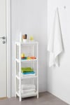 Vesken 3 Bölmeli Banyo Mutfak Raf Ünitesi 36x23x100 cm