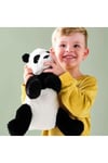 Yumuşak Peluş Panda Oyuncak Beyaz-siyah 30 Cm