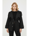 Berry Trench Coat
