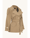 Berry Trench Coat