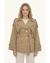 Berry Trench Coat
