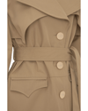 Berry Trench Coat