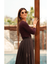 Granceful Skirt Kareli Etek