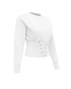 Lila Sweatshirt White
