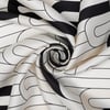 Akış Desen İpek Twill Eşarp