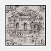 Art Draw Desen İpek Twill Eşarp
