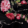 Buket İnci Desen İpek Twill Eşarp