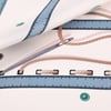 Canvas Desen İpek Twill Eşarp
