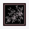 Clove Desen İpek Twill Eşarp