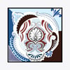 Damask Desen İpek Twill Eşarp
