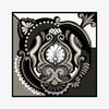 Damask Desen İpek Twill Eşarp
