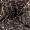 Ekose Kemer Desen Exclusive İpek Twill Eşarp