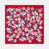 Hydrangea Garden Desen İpek Twill Eşarp