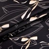 Kurdele Z Logo Desen İpek Twill Eşarp