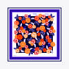 Mermer Vitray Desen Exclusive İpek Twill Eşarp