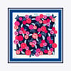 Mermer Vitray Desen Exclusive İpek Twill Eşarp