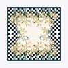 Vase Desen Exclusive İpek Twill Eşarp