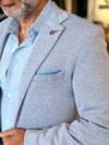 Buz Mavi Blazer Ceket Slim Fit