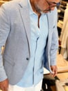 Buz Mavi Blazer Ceket Slim Fit