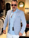 Buz Mavi Blazer Ceket Slim Fit