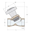 BRONZ ANTİ KİLİT GÜVENLİK VANASI 4'' RINA SERTİFİKALI