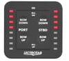 GÖSTERGELİ FLAP KONTROL PANELİ TEK/ÇİFT İSTASYON 12V/24V ( FLYBRIDGE İÇİN İKİNCİ SLC11 KUMANDA SATIN ALINMALIDIR )