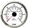 HIZ GÖSTERGESİ GPS BAĞLANTILI 30 KNOTS 85 mm KROM/BEYAZ