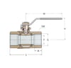 KÜRESEL VANA 3/4'' RINA SERTİFİKALI BRONZ
