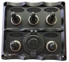 Marin 5'li Switch Panel Çakmak Soketli 95x105mm