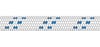 MEGA TWIN DYNEEMA - 10 MM - WHITE/BLUE (GLEISTEIN) - price per meter