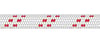 MEGA TWIN DYNEEMA - 12 MM - WHITE/RED (GLEISTEIN) - price per meter